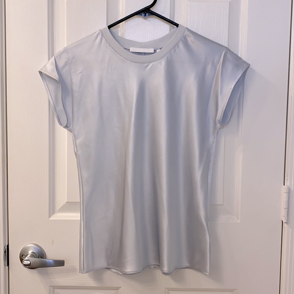 New Helmet Lang Silk Top